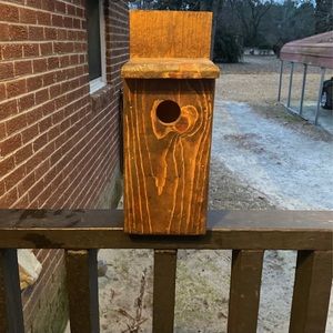 Homemade bird house